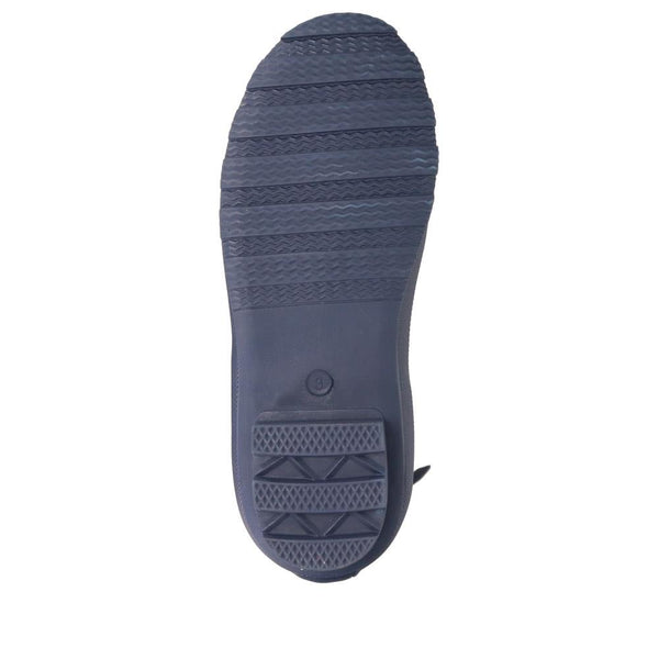 Pavers Adjustable Calf Wellingtons - Navy