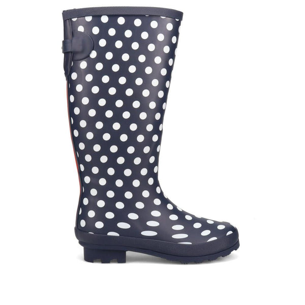 pavers Adjustable Calf Wellingtons - Navy