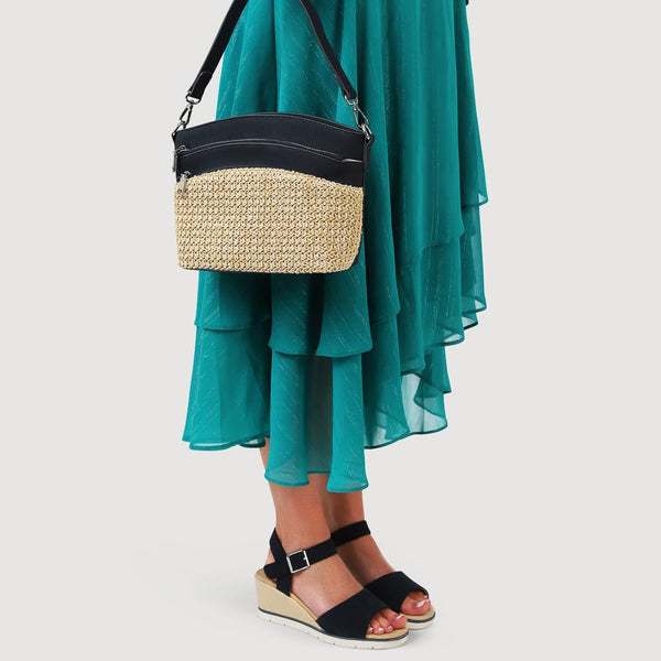 Pavers Adjustable Cross-Body Bag - Navy