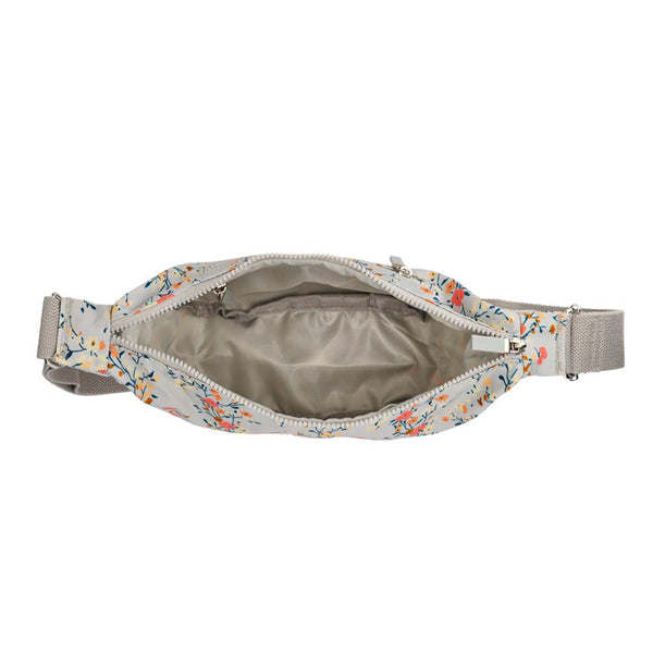 Pavers Adjustable Daily Cross-Body Bag - Grey Floral