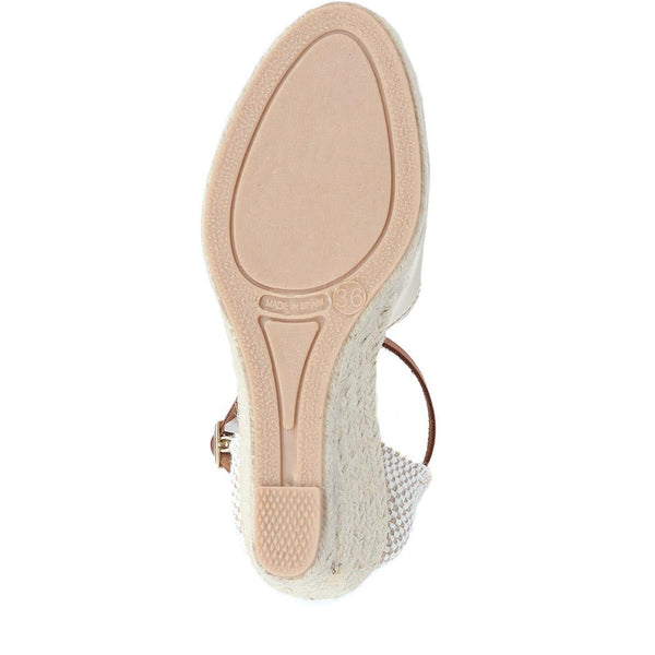 Pavers Adjustable Espadrille Sandals - Gold