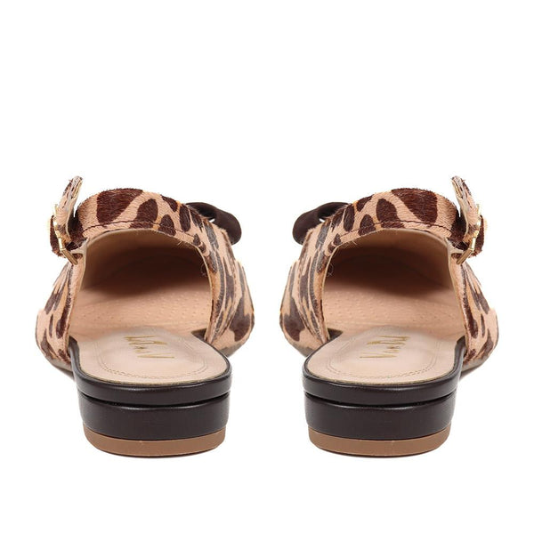 Pavers Adjustable Slingbacks - Brown Multi