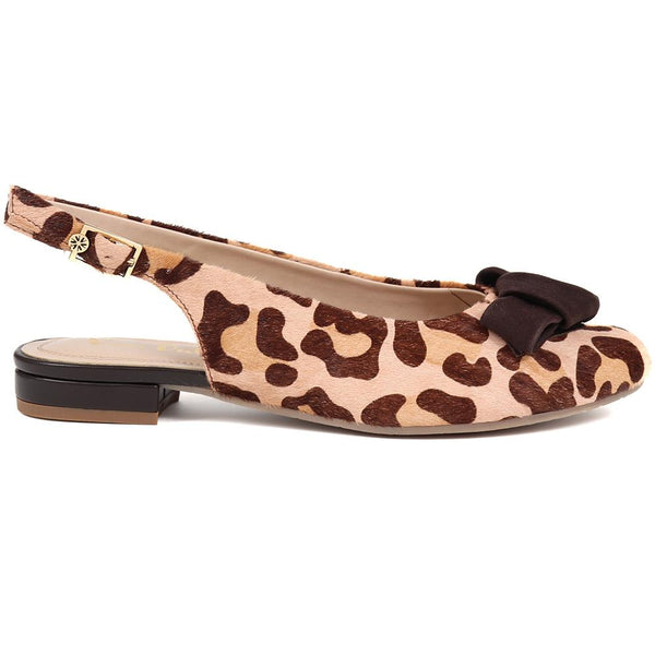pavers Adjustable Slingbacks - Brown Multi
