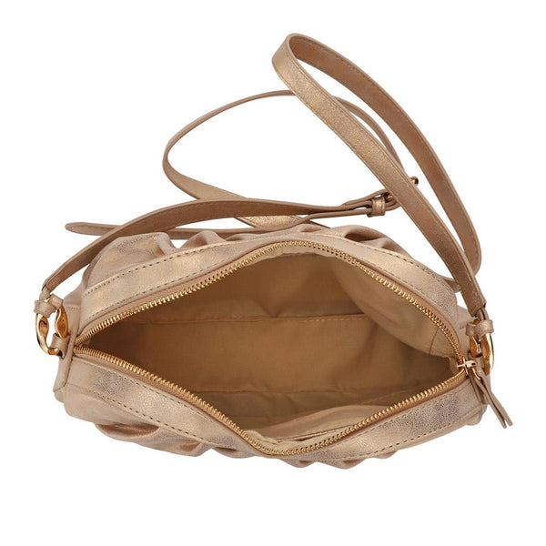 Pavers Adjustable Slouched Crossbody Bag - Rose Gold