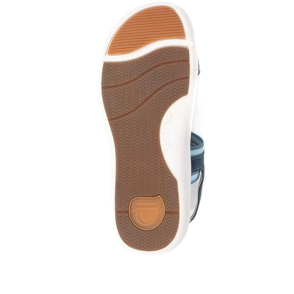 Pavers Adjustable Toe-Post Sandals - Blue