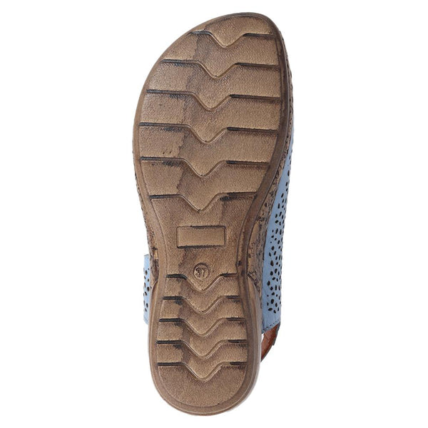 Pavers Adjustable Touch Fasten Sandals - Denim