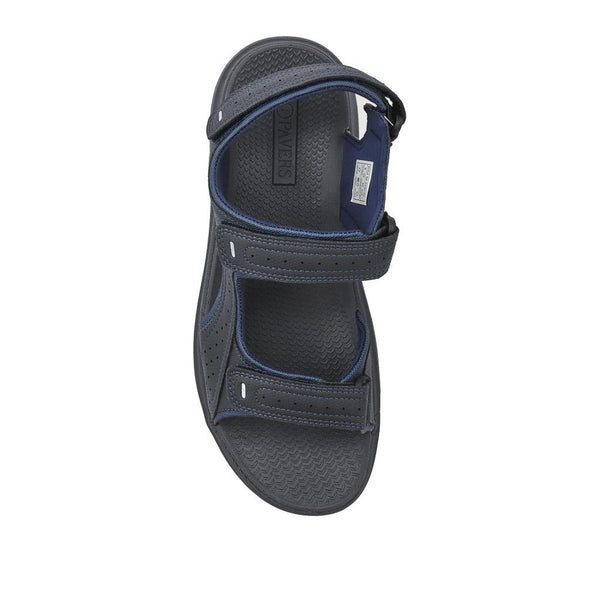 Pavers Adjustable Touch-Fasten Sandals - Navy