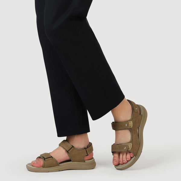 Pavers Adjustable Touch-Fasten Sandals - Sand