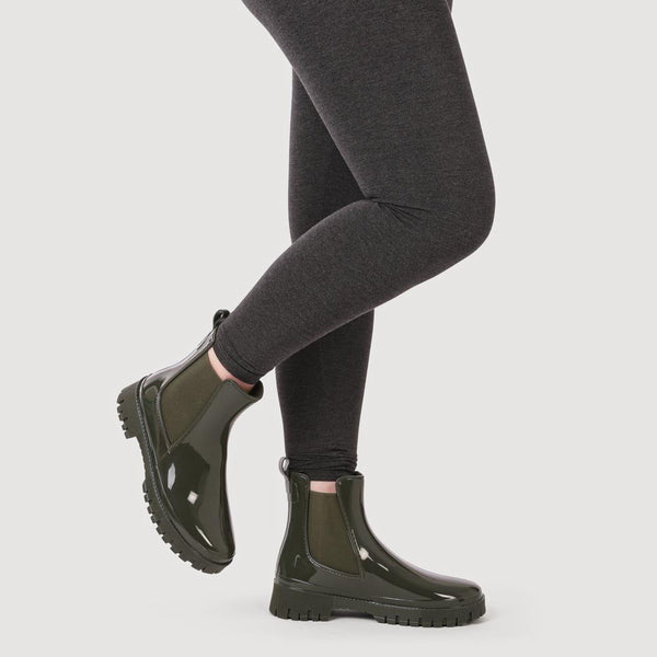 Pavers Ankle Wellington Boots - Olive