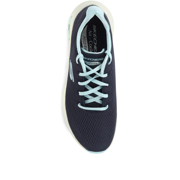 Pavers Arch Fit: Big Appeal Lace-Up Trainers - Navy