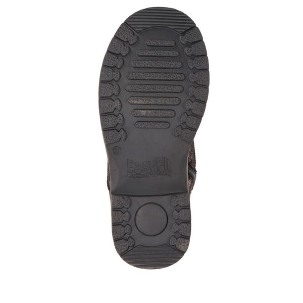 Pavers Ashbourne Extra-Wide Boots - Black Floral