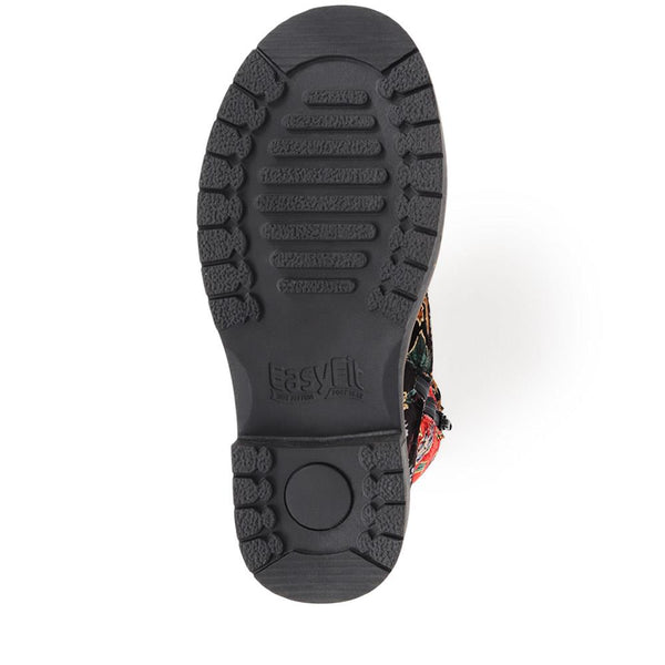 Pavers Ashbourne Extra-Wide Boots - Red Multi