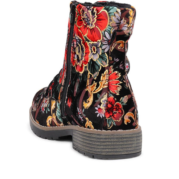 pavers Ashbourne Extra-Wide Boots - Red Multi