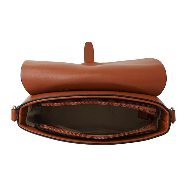 Pavers Bellissimo Buckle Crossbody Bag - Tan