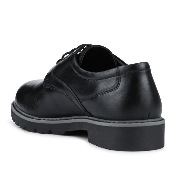 Pavers Bellissimo Leather Lace-Up Shoes - Black
