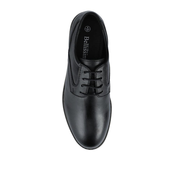 Pavers Bellissimo Leather Lace-Up Shoes - Black