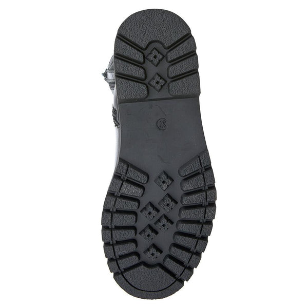 Pavers Block-Heeled Long Boots - Black