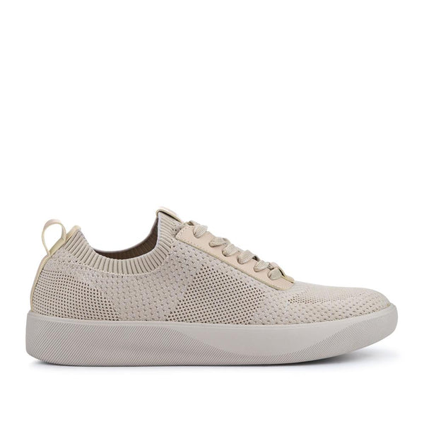 pavers Breathable Chunky-Soled Lace-Ups - Beige