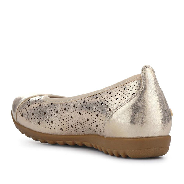 Pavers Breathable Lightweight Pumps - Gold