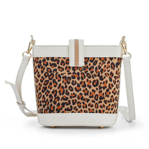 pavers Buckle-Fasten Cross-Body Bag - Leopard