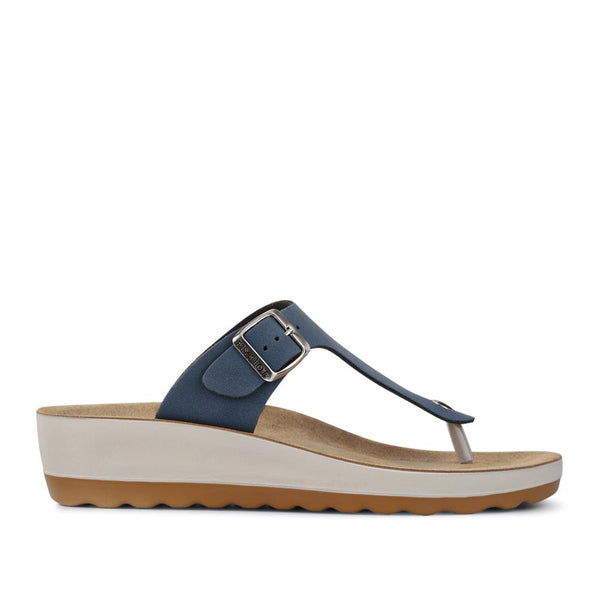 pavers Buckle-Fasten Toe-Post Sandals - Blue