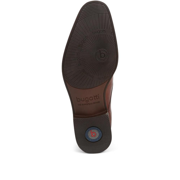 Pavers Bugatti Smart Leather Lace-ups - Cognac