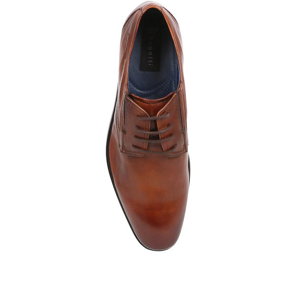 Pavers Bugatti Smart Leather Lace-ups - Cognac