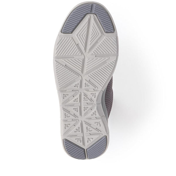 Pavers Bungee Lace Trainers - Charcoal