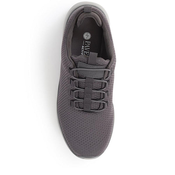 Pavers Bungee Lace Trainers - Charcoal