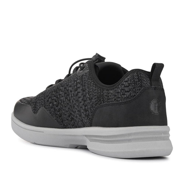 Pavers Bungee-Laced Memory Foam Shoes - Black