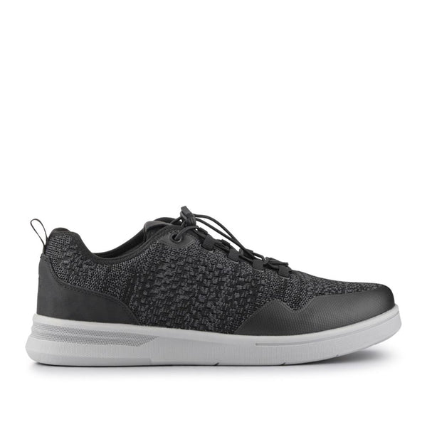 pavers Bungee-Laced Memory Foam Shoes - Black