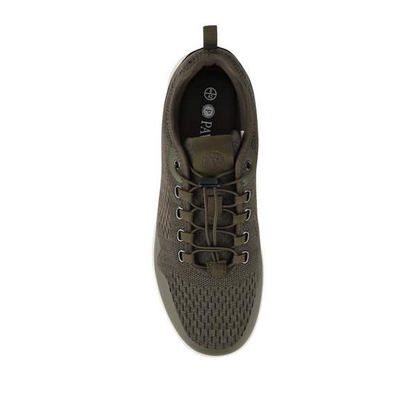 Pavers Bungee-Laced Memory Foam Shoes - Khaki