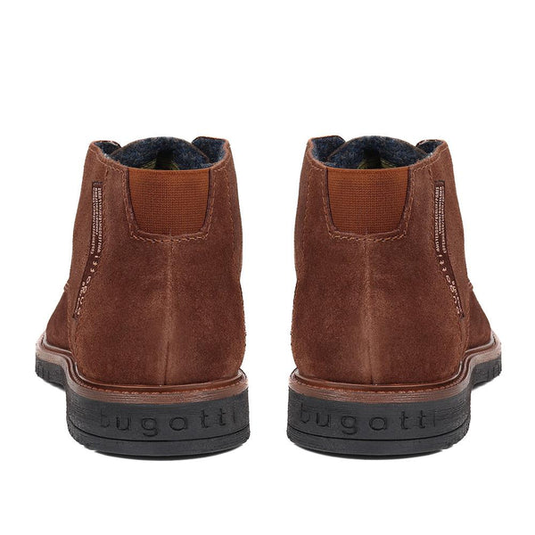 Pavers Caj Leather Chukka Boots - Dark Brown Suede