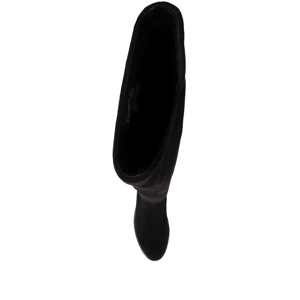 Pavers Calf Boots - Black