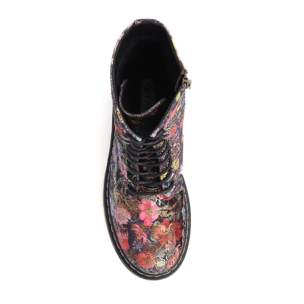 Pavers Casual Ankle Boots - Black Multi