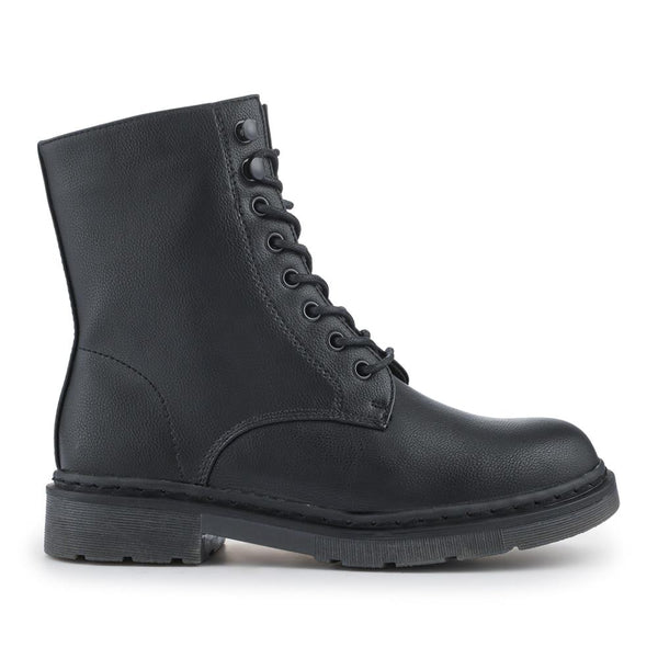 pavers Casual Ankle Boots - Black Pu