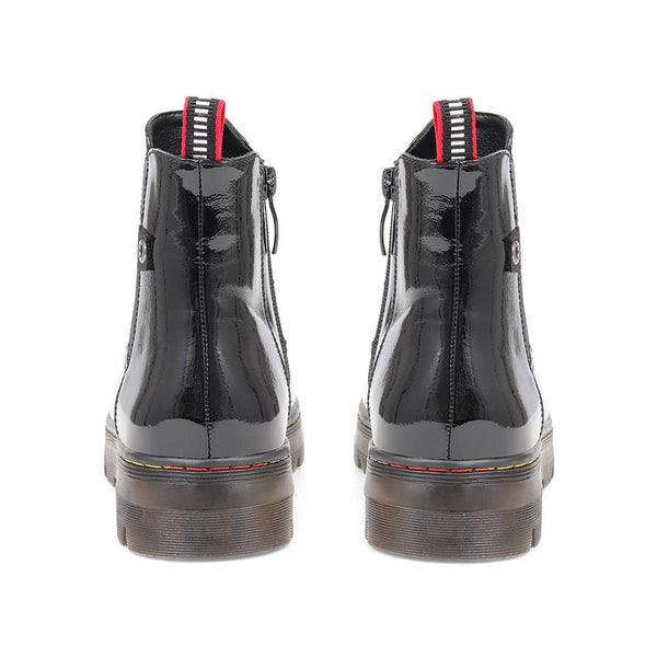 Pavers Casual Chelsea Boots - Black Patent