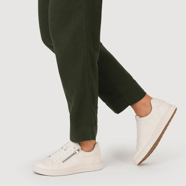 Pavers Casual Dual-Fasten Trainers - White