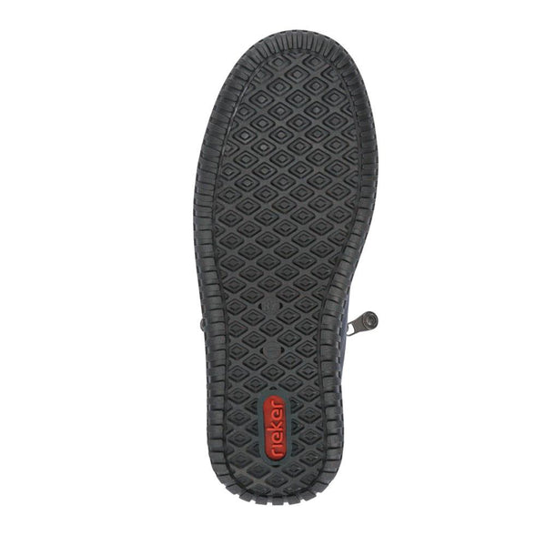 Pavers Casual Lace-Up Boots - Navy