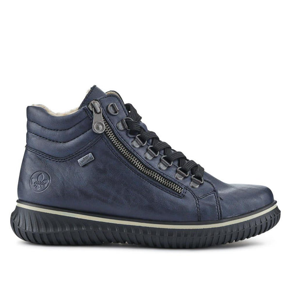 pavers Casual Lace-Up Boots - Navy