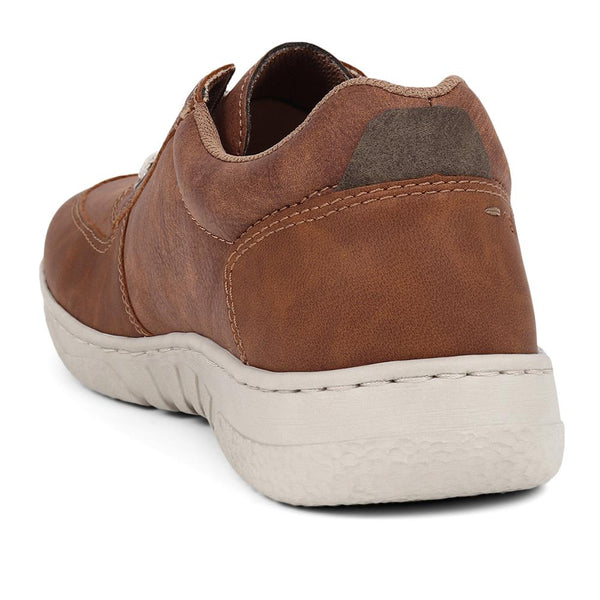 Pavers Casual Lace-Up Shoes - Brown