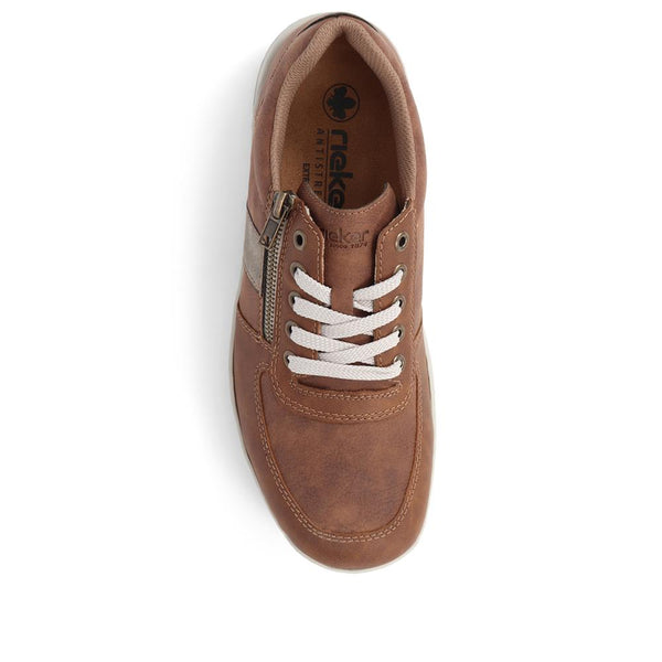 Pavers Casual Lace-Up Shoes - Brown
