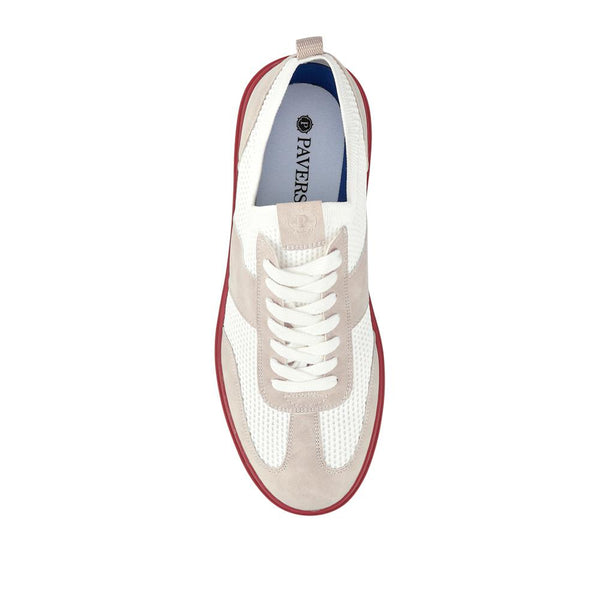 Pavers Casual Lace-Up Shoes - White