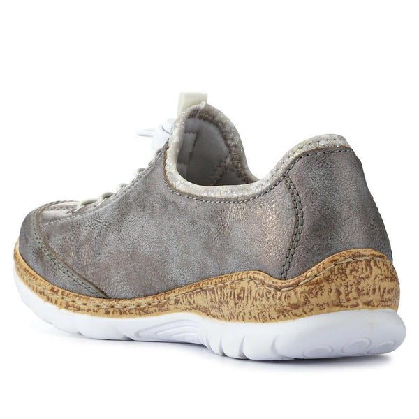 Pavers Casual Lace-Up Trainer - Grey