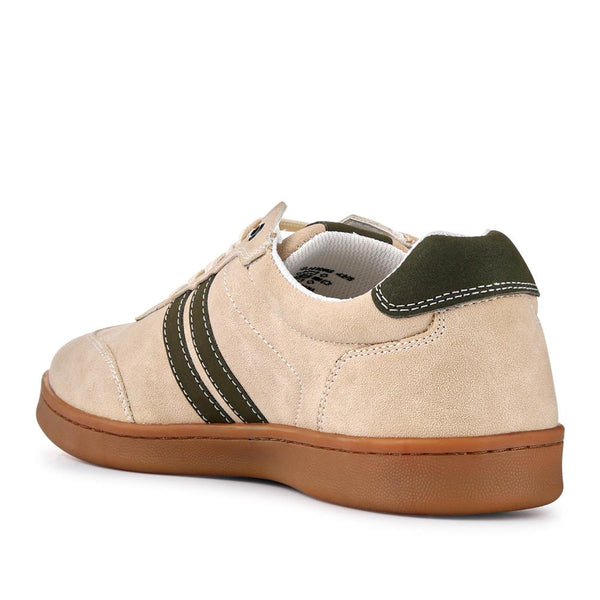 Pavers Casual Lace-Up Trainers - Beige