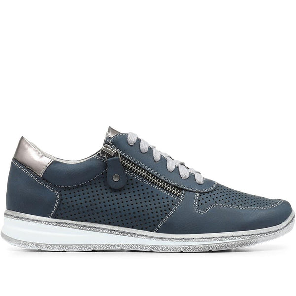 pavers Casual Lace-Up Trainers - Navy
