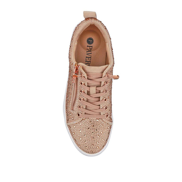 Pavers Casual Lace-Up Trainers - Pink