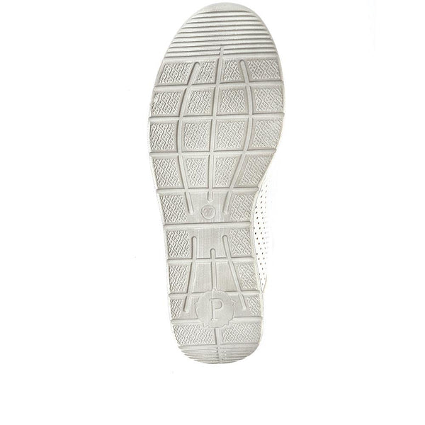Pavers Casual Lace-Up Trainers - White