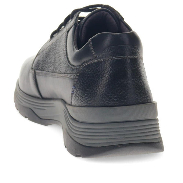 Pavers Casual Leather Lace-Up Shoes - Black