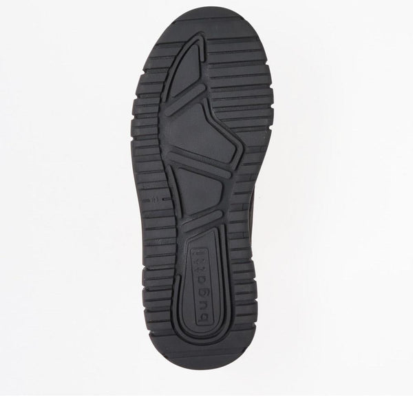 Pavers Casual Leather Lace-Up Shoes - Black